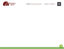 Tablet Screenshot of dormnepal.com